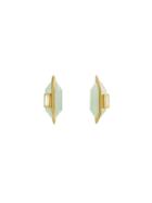 Monique Péan Grey Guatemalan Jade Baguette Studs