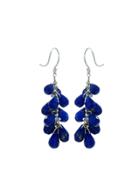 Ten Thousand Things Unique Lapis Cluster Earrings In Sterling Silver
