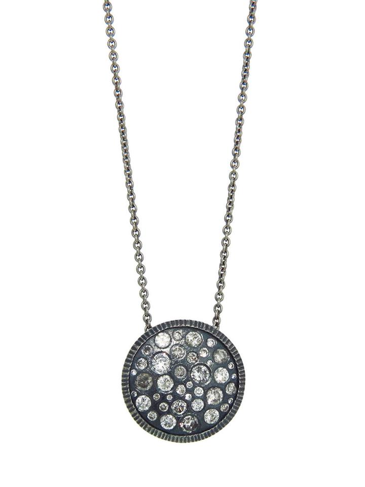 Todd Reed Handmade Scattered Diamond Necklace