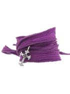 Catherine Michiels Mariel Cross With Diamonds - Silver
