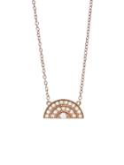 Andrea Fohrman Small Rainbow Pendant With Diamonds - Rose Gold