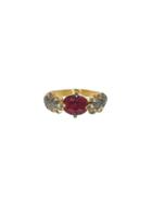 Cathy Waterman Ruby Leafside Ring