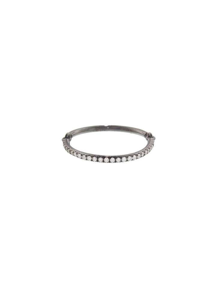 Yannis Sergakis Liens Blackened Gold Ring With Diamonds