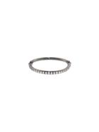 Yannis Sergakis Liens Blackened Gold Ring With Diamonds