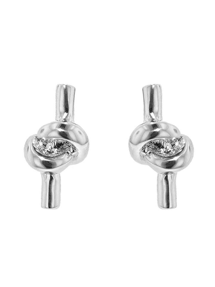 Jennifer Fisher Small Knots Earrings - Silver