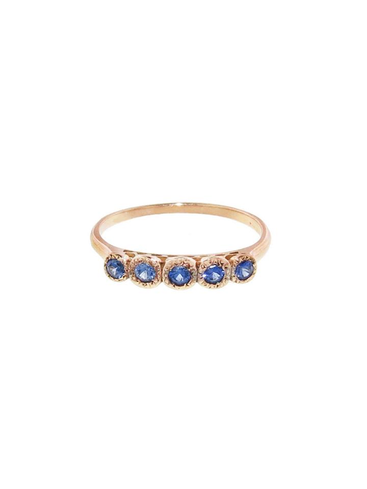 Lori Mclean Five Stone Sapphire Ring