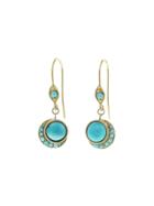 Blackbird And The Snow Full Moon Earrings - Turquoise