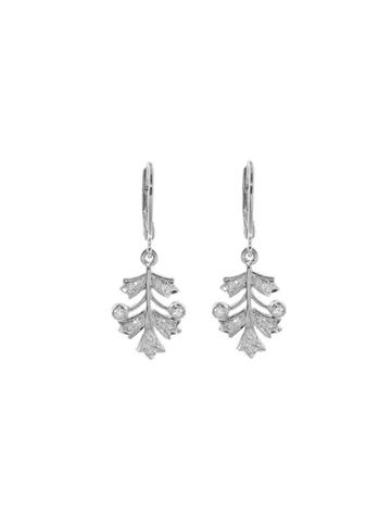 Sethi Couture Diamond Leaf Earrings