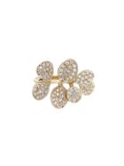 Kataoka Pave Diamond Petal Ring