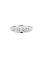 Sethi Couture Scalloped Diamond Ring In White Gold