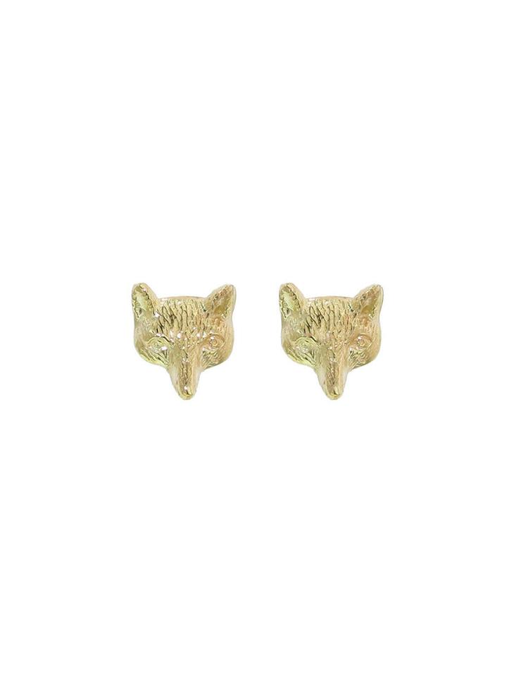Workhorse Sinopa Studs - Yellow Gold