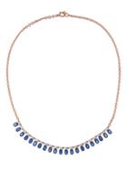 Irene Neuwirth Ceylon Sapphire And Diamond Necklace - Rose Gold