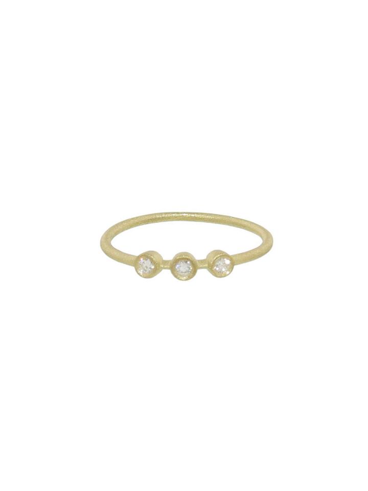 Ylang 23 Triple Bezel Set Diamond Ring