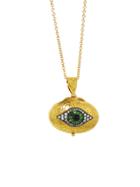 Arman Tsavorite Evil Eye Locket