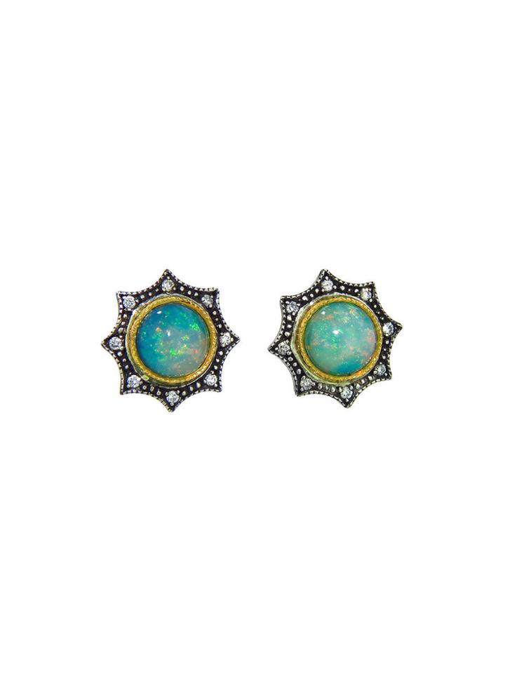 Arman Opal Star Stud Earrings