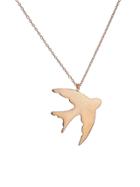 Kismet By Milka Bird Necklace In Rose Gold