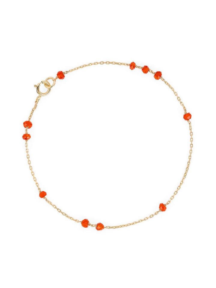 Ylang 23 Beaded Cornelian Sleeper Bracelet
