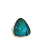 Jamie Joseph Faceted Asymmetrical Blue Tourmaline Ring