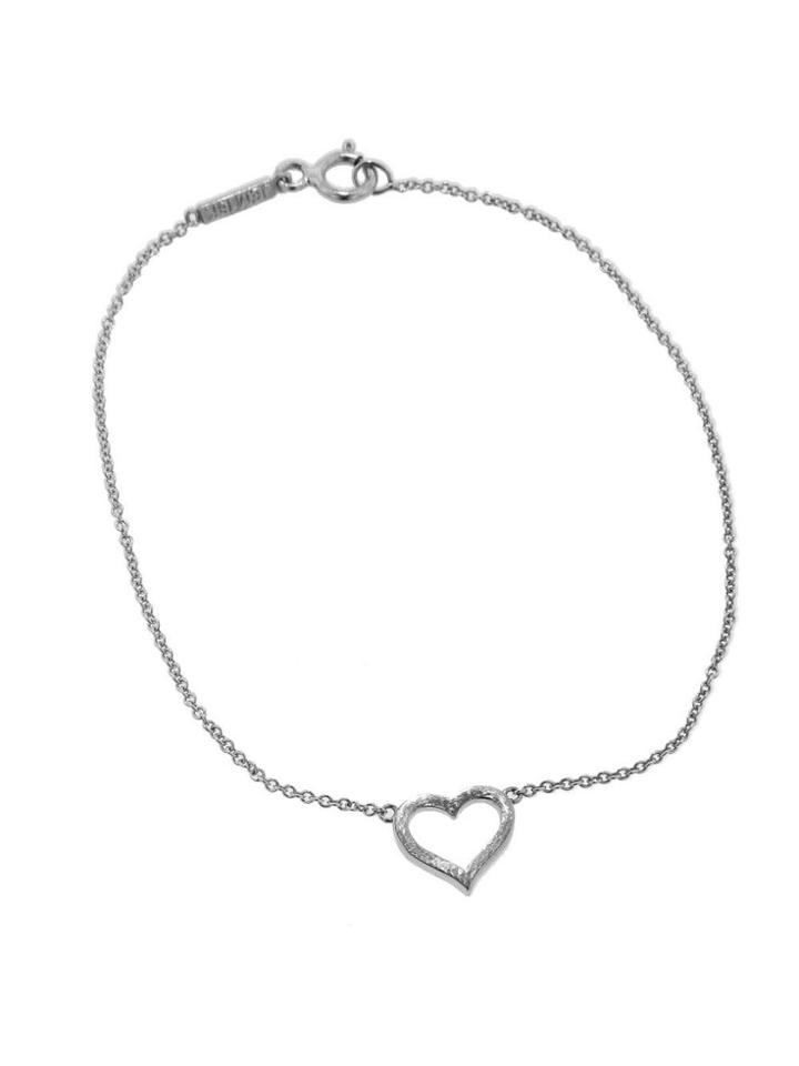 Jennifer Meyer Open Heart Bracelet - White Gold