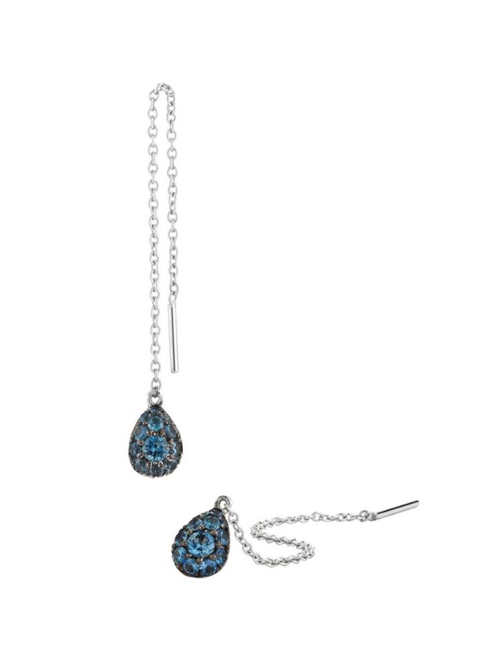Finn Blue Sapphire Thread Earrings
