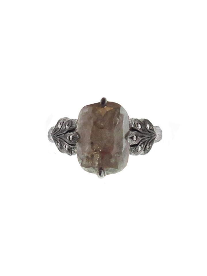 Cathy Waterman Diamond Oak Leafside Ring