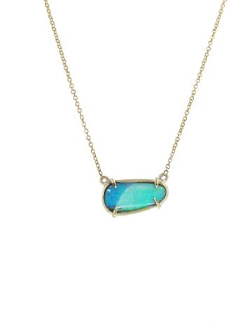 Deanna Hamro Asymmetrical Boulder Opal Necklace