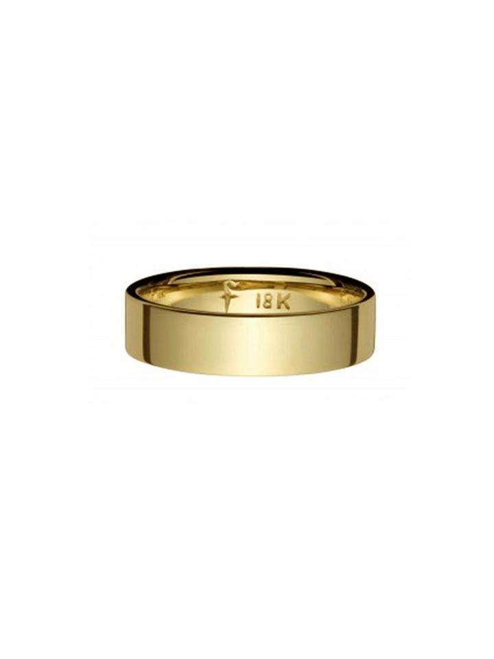 Finn Simple Gold Band - Designer Yellow Gold Ring