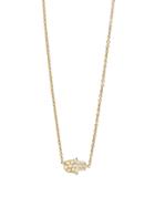 Jennifer Meyer Mini Diamond Hamsa Necklace