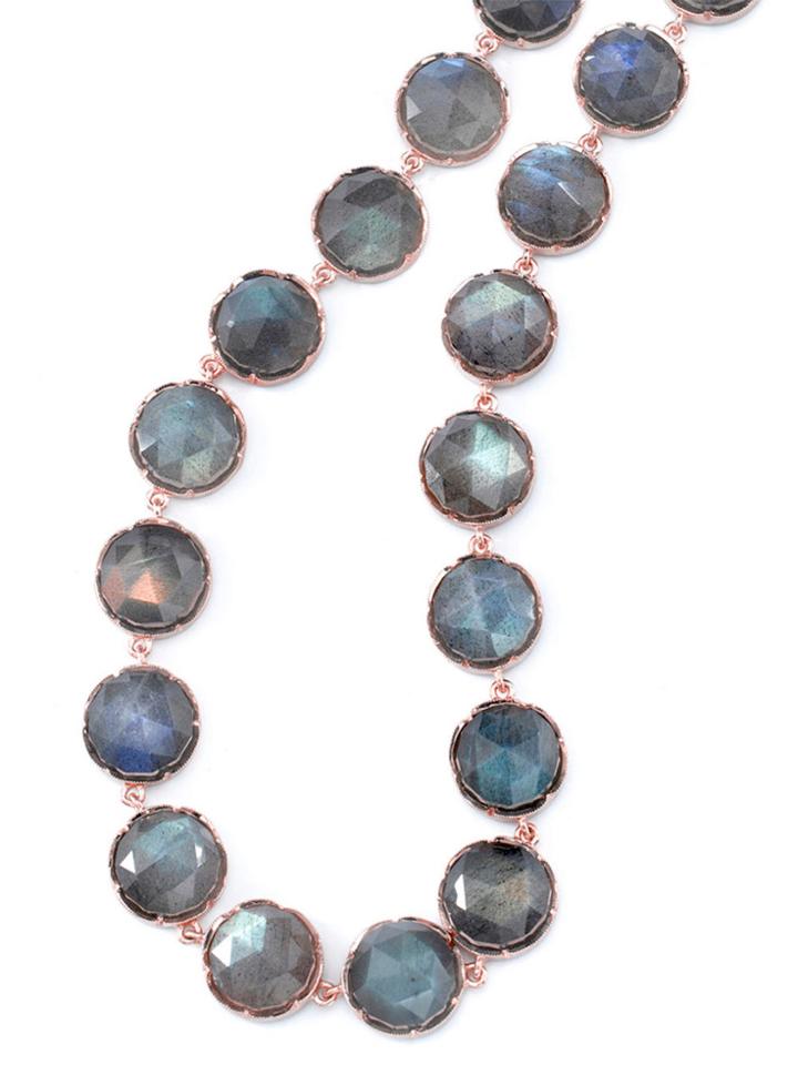 Irene Neuwirth Rose Cut Labradorite Chain - 18 - Rose Gold