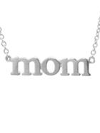 Jennifer Meyer Mom Statement Necklace - White Gold