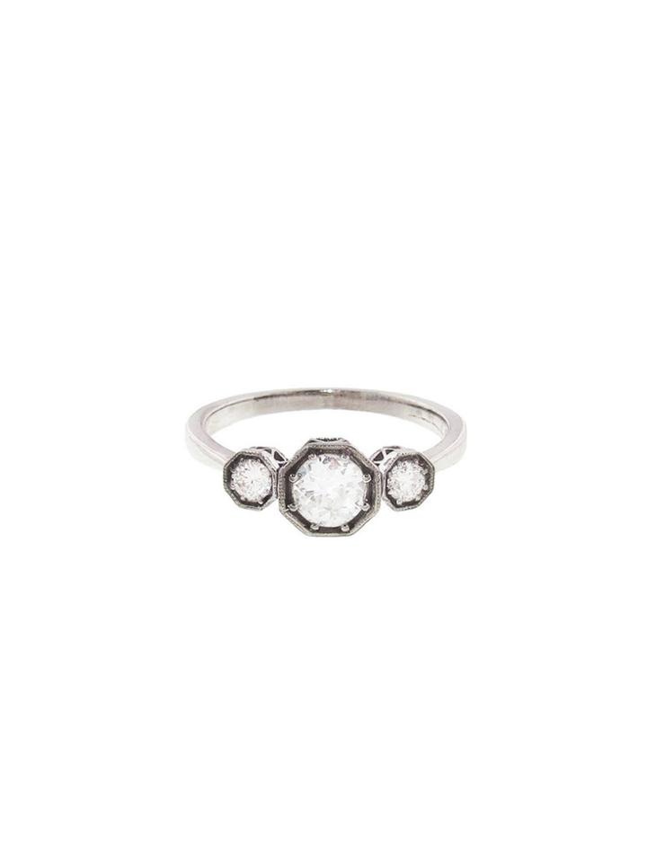 Lori Mclean Large Octagon Trio Ring