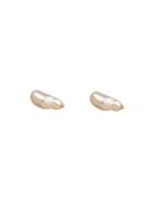 Wwake Irregular Pearl Stud Earrings