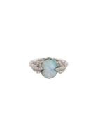 Cathy Waterman Boulder Opal Oak Leafside Ring