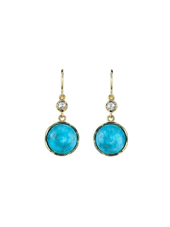 Irene Neuwirth Kingsman Turquoise Earrings