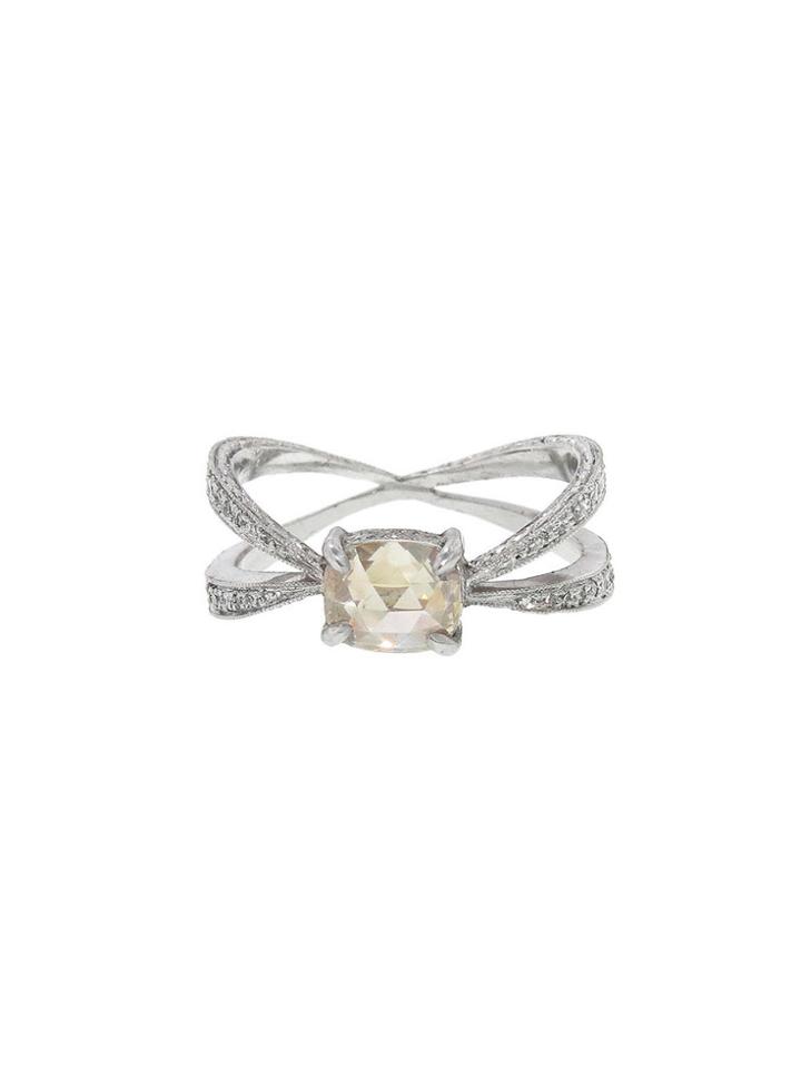 Cathy Waterman Unique Diamond Infinity Ring