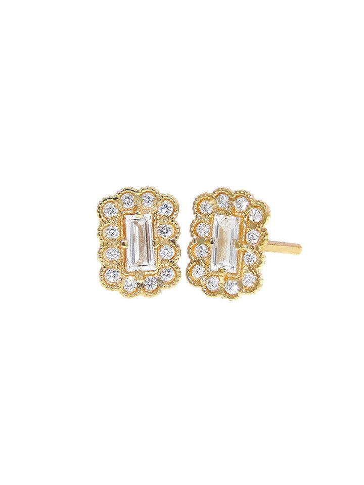 Megan Thorne Mosaic Baguette Studs