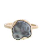 Melissa Joy Manning Limited Edition Tahitian Keshi Pearl Ring