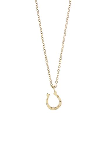 Finn Minor Obsessions Tiny Horseshoe Necklace - Yellow Gold
