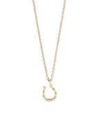 Finn Minor Obsessions Tiny Horseshoe Necklace - Yellow Gold