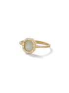 Monique Péan Grey Guatemalan Jade Ring With Diamonds - Yellow Gold