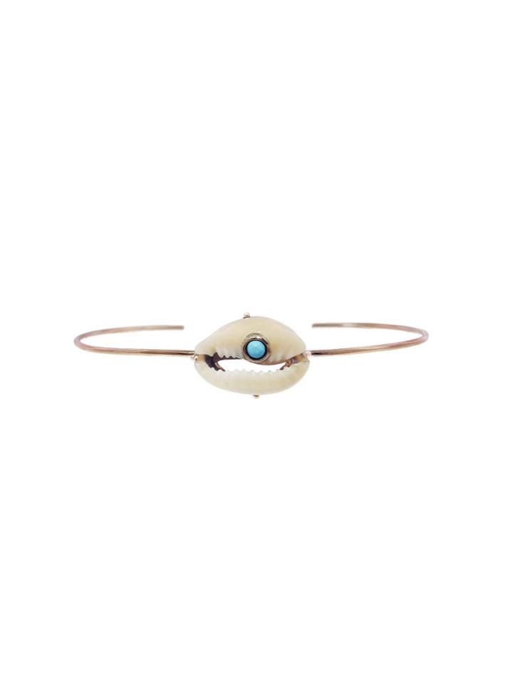 Pascale Monvoisin Cauri Bracelet - Turquoise