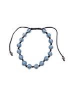 Ylang 23 Turquoise Enamel And Diamond Bead Bracelet