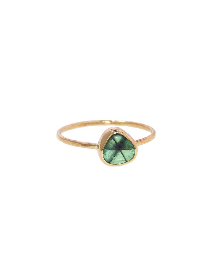 Melissa Joy Manning Trapiche Emerald Ring