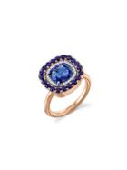 Irene Neuwirth Sapphire, Lapis And Diamond Ring
