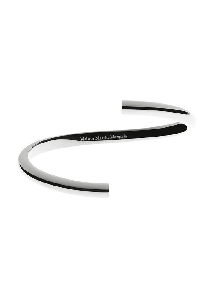 Maison Margiela Alliance Split Bracelet 5mm - Small Wrist Size - White Gold