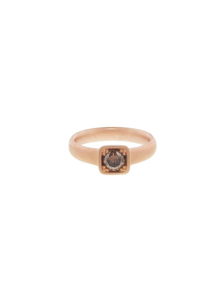 Ylang 23 Brown Diamond Ring - Rose Gold