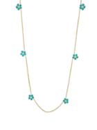 Jennifer Meyer Turquoise Flower By The Inch Necklace