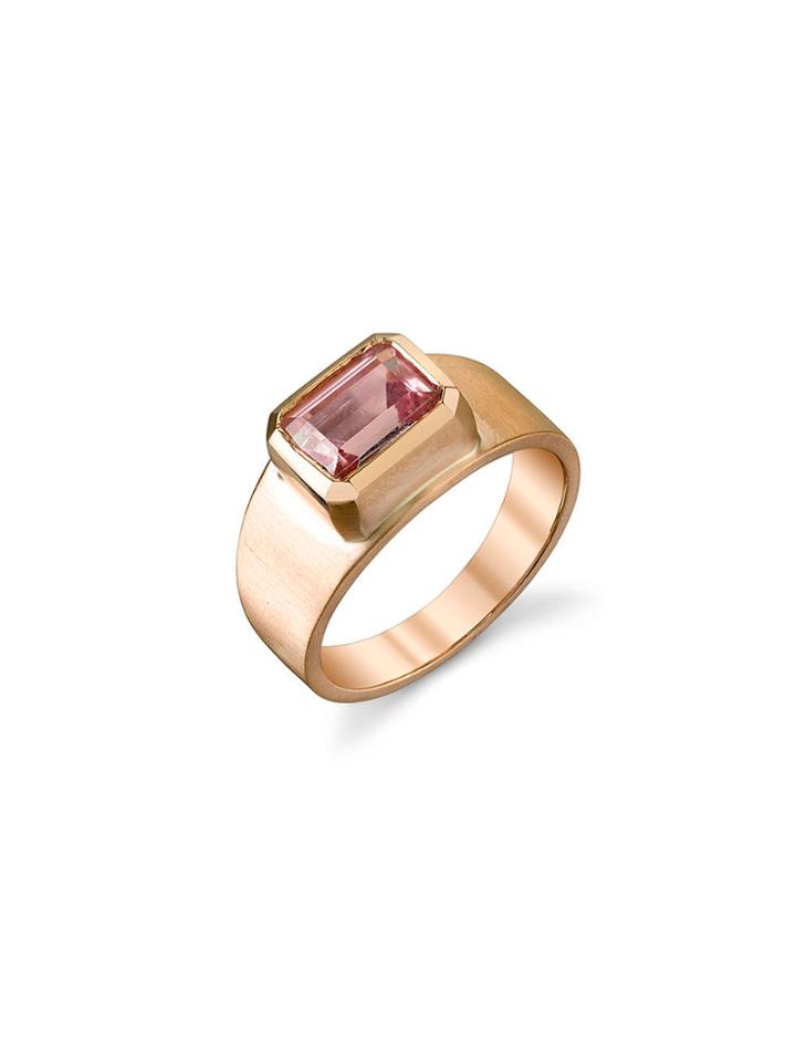 Irene Neuwirth Faceted Pink Tourmaline Ring - Rose Gold