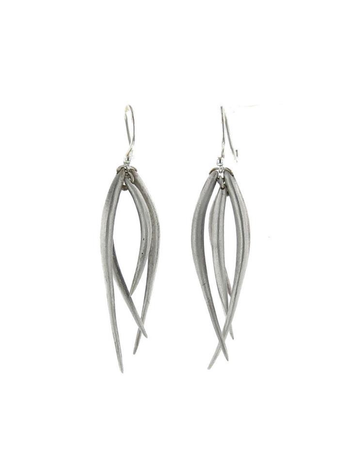 Ten Thousand Things Long Whisker Earrings In Sterling Silver
