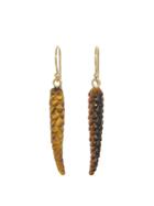 Annette Ferdinandsen Single Birch Tree Seed Earrings - Yellow Gold